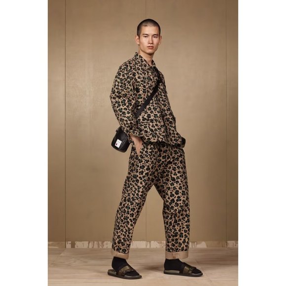 Zara Other - Zara SRPLS Jacket Leopard Button Down Utility Cargo Street Wear